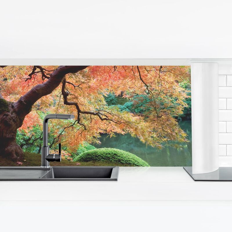 

Revestimiento pared cocina - Japanese Garden Dimensión LxA: 80cm x 280cm Material: Magnético