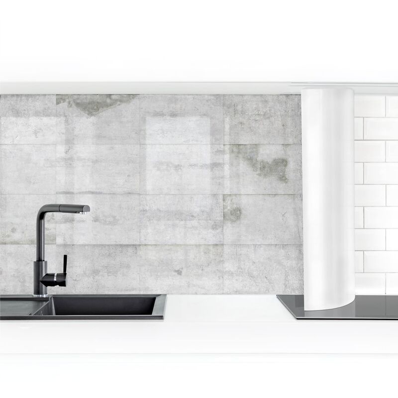 

Bilderwelten - Revestimiento pared cocina - Large Concrete Wall Dimensión LxA: 50cm x 300cm Material: Premium