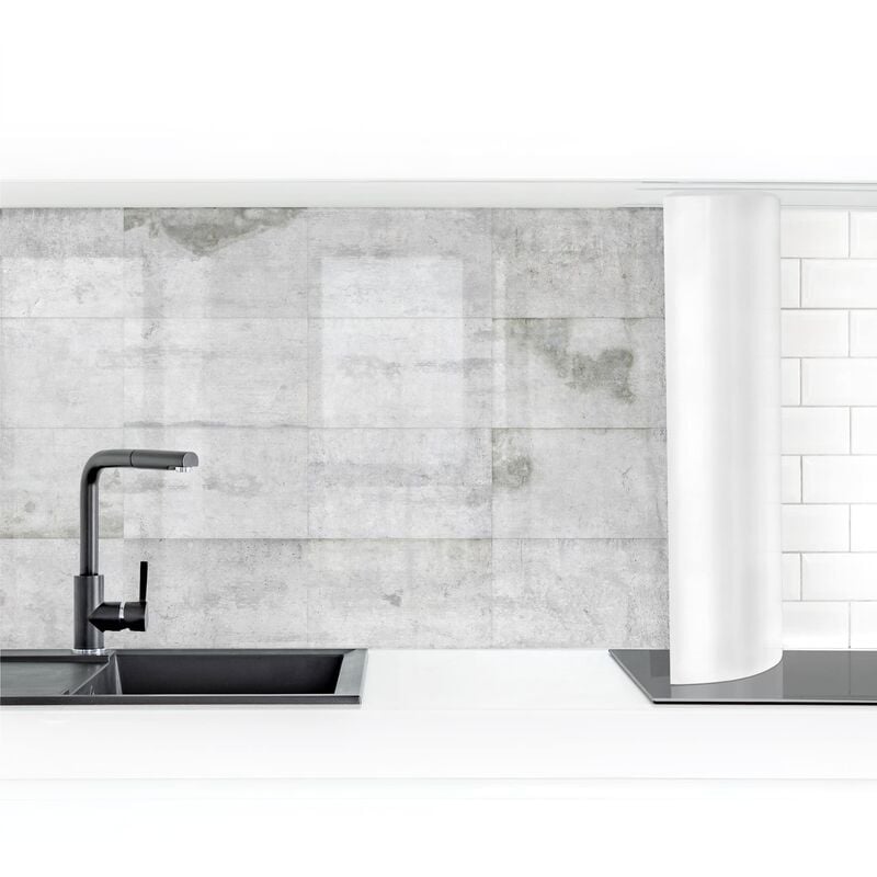 

Bilderwelten - Revestimiento pared cocina - Large Concrete Wall Dimensión LxA: 50cm x 200cm Material: Magnético