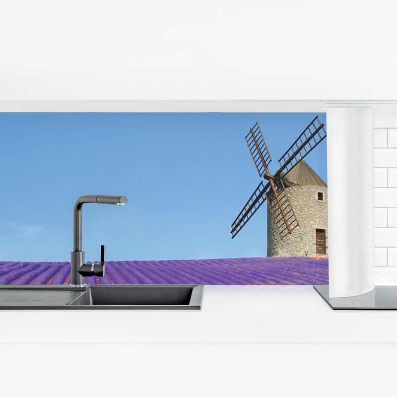 

Revestimiento pared cocina - Lavender Fragrance In Provence Dimensión LxA: 40cm x 140cm Material: Smart