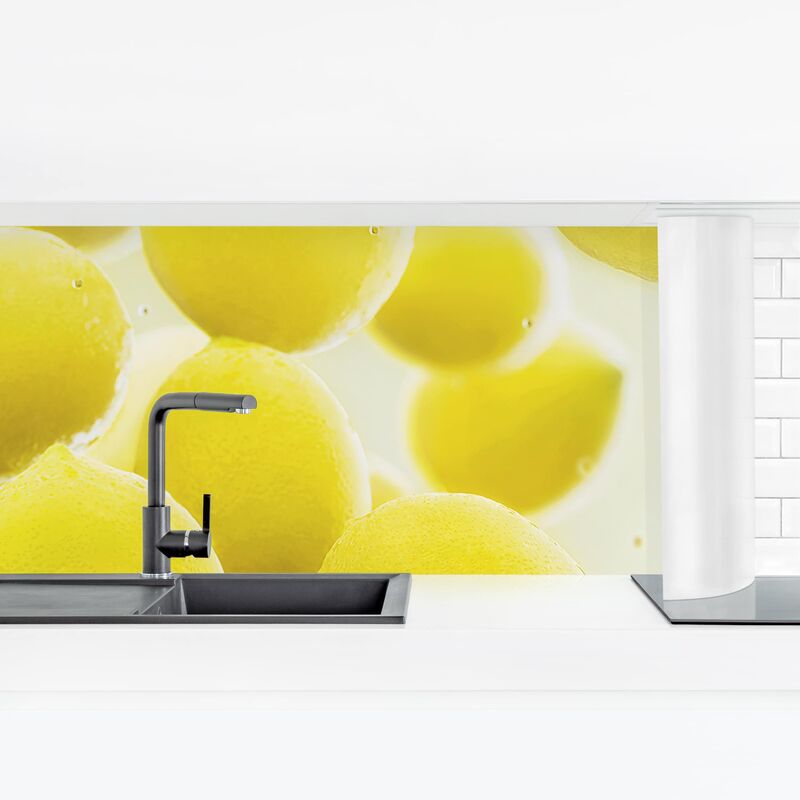 

Revestimiento pared cocina - Lemon In The Water Dimensión LxA: 70cm x 245cm Material: Smart