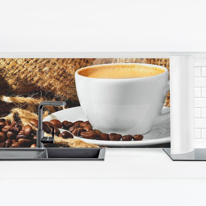 

Revestimiento pared cocina - Morning Coffee Dimensión LxA: 50cm x 175cm Material: Smart