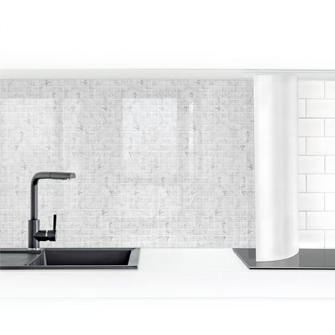 Revestimiento pared cocina - Mosaic Tile Marble Look Bianco Carrara