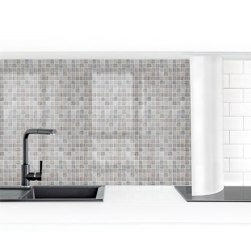 

Bilderwelten - Revestimiento pared cocina - Mosaic Tiles Marble Look Dimensión LxA: 70cm x 50cm Material: Smart