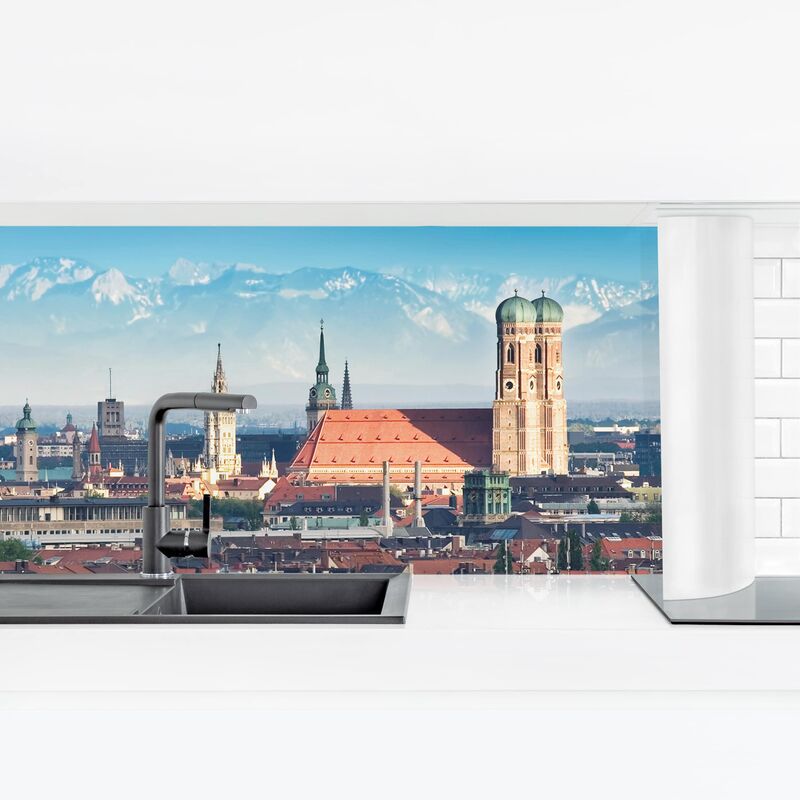 

Revestimiento pared cocina - Munich Dimensión LxA: 80cm x 280cm Material: Premium