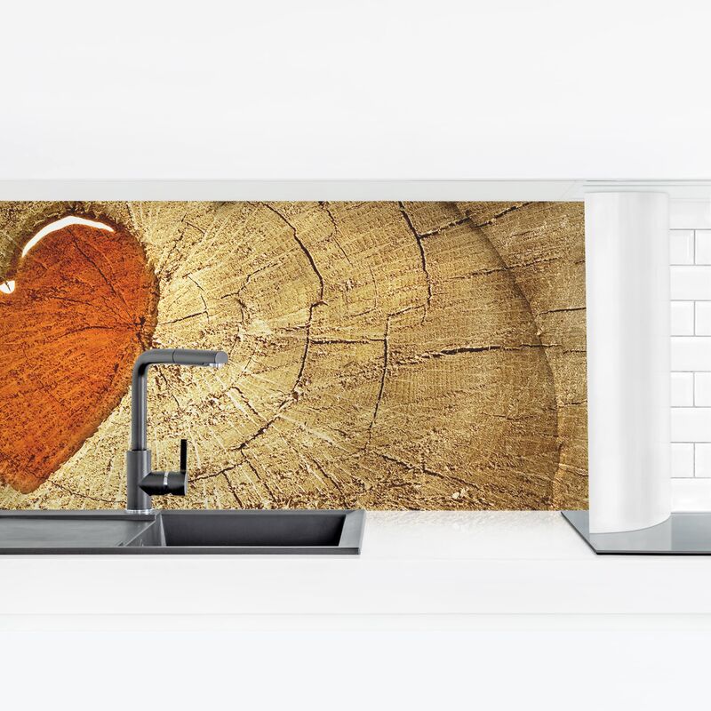 

Revestimiento pared cocina - Natural Love Dimensión LxA: 40cm x 140cm Material: Smart