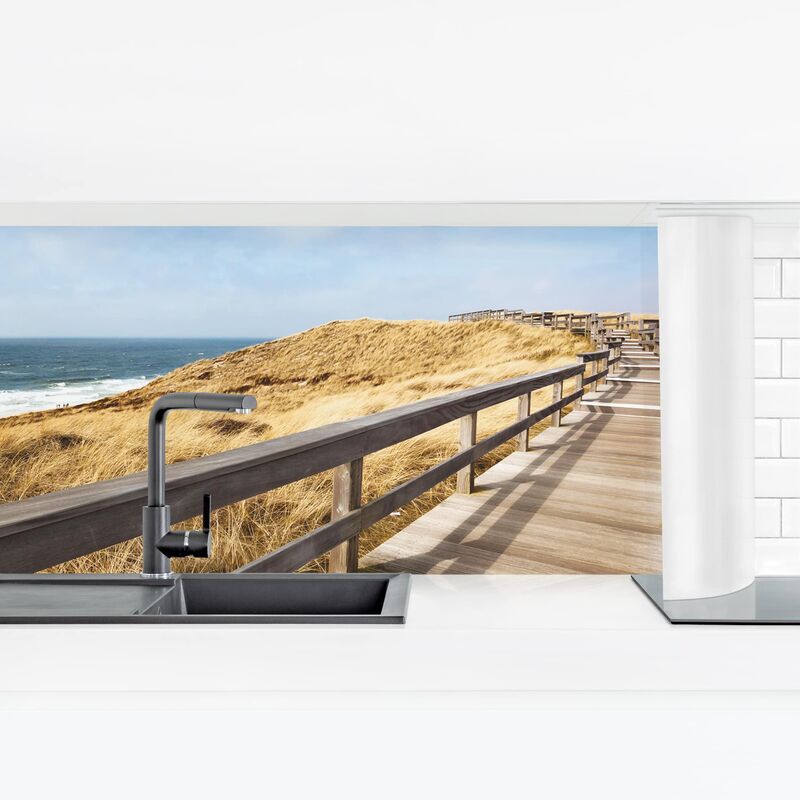 

Revestimiento pared cocina - North Walk Dimensión LxA: 100cm x 350cm Material: Premium