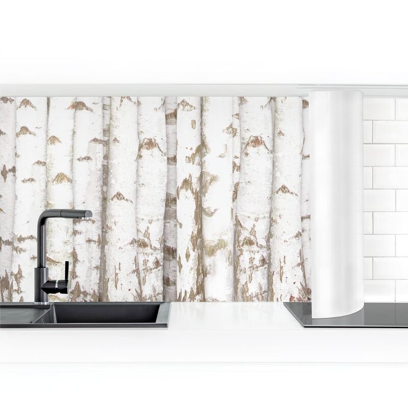 

Revestimiento pared cocina - No.YK15 Birch Wall I Dimensión LxA: 90cm x 350cm Material: Premium