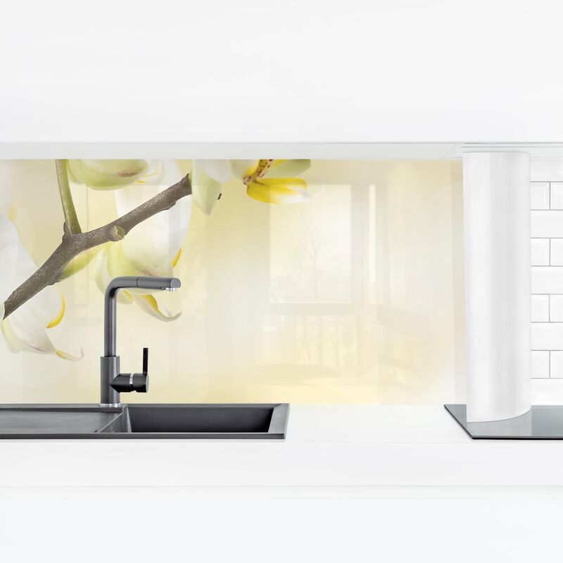 

Revestimiento pared cocina - Orchid Branch Dimensión LxA: 60cm x 210cm Material: Smart