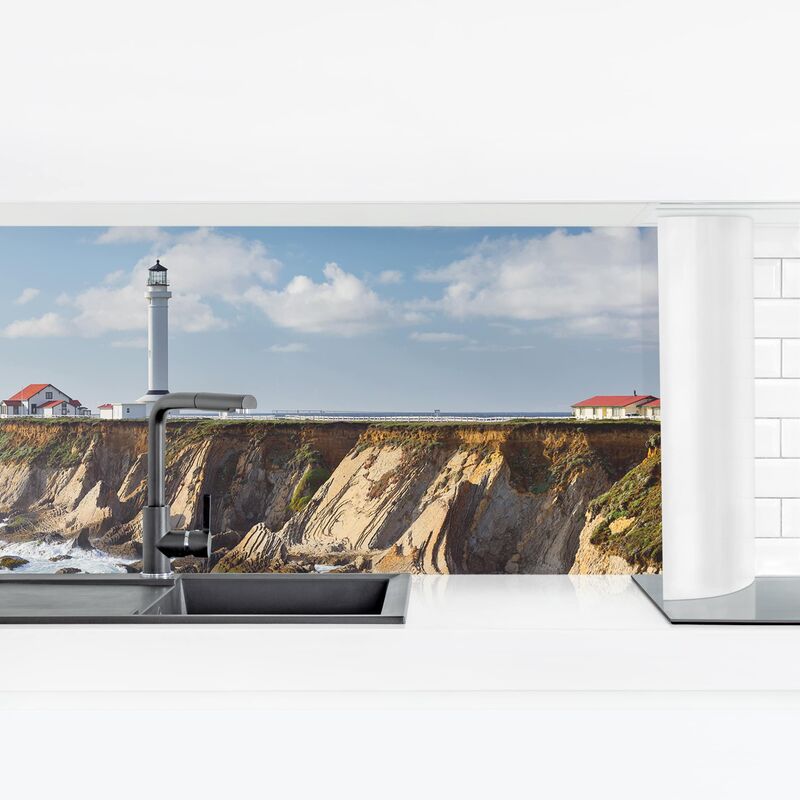 

Revestimiento pared cocina - Point Arena Lighthouse California Dimensión LxA: 80cm x 280cm Material: Premium