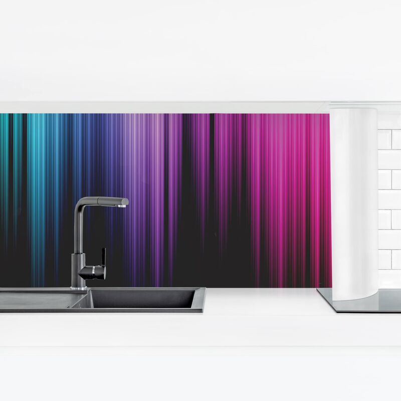 

Revestimiento pared cocina - Rainbow Display II Dimensión LxA: 60cm x 210cm Material: Premium