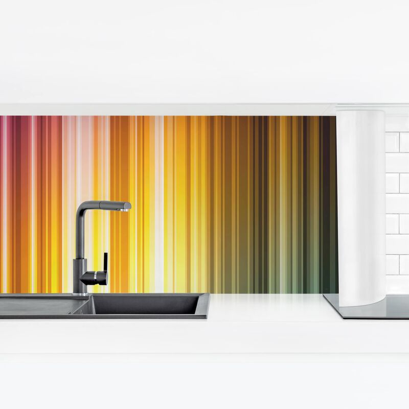 

Revestimiento pared cocina - Rainbow Light Dimensión LxA: 40cm x 140cm Material: Premium