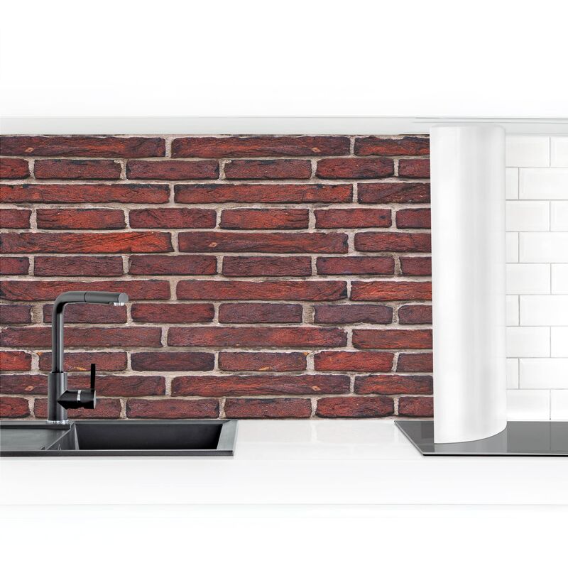 

Bilderwelten - Revestimiento pared cocina - Red Brick Wall Dimensión LxA: 50cm x 100cm Material: Premium