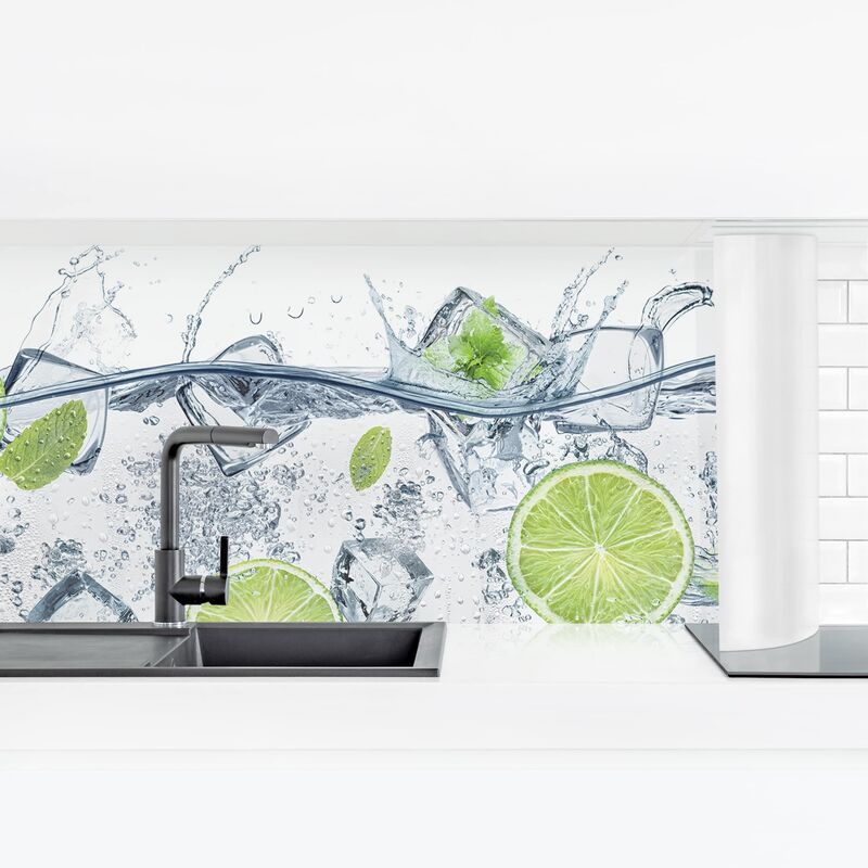 

Revestimiento pared cocina - Refreshing Lime Dimensión LxA: 50cm x 175cm Material: Magnético