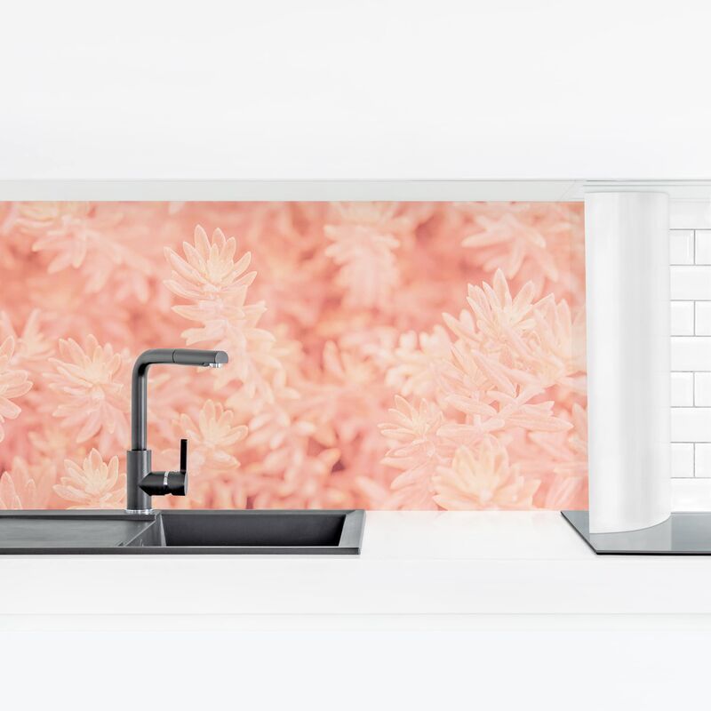 

Revestimiento pared cocina - Rosemary Rosa Dimensión LxA: 40cm x 140cm Material: Magnético