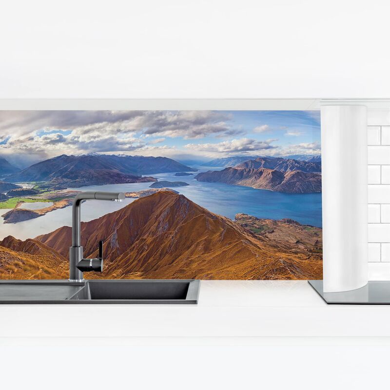 

Revestimiento pared cocina - Roys Peak In New Zealand Dimensión LxA: 80cm x 280cm Material: Smart