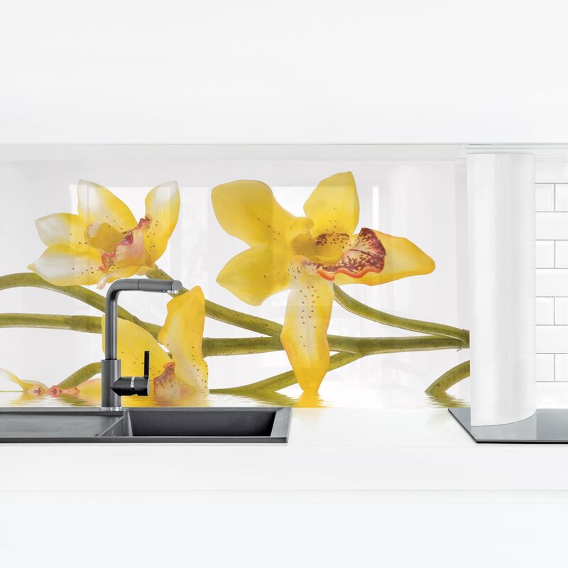 

Revestimiento pared cocina - Saffron Orchid Waters Dimensión LxA: 60cm x 210cm Material: Smart