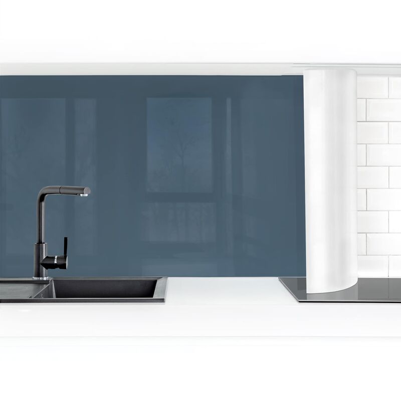 

Bilderwelten - Revestimiento pared cocina - Slate Blue Dimensión LxA: 100cm x 350cm Material: Smart