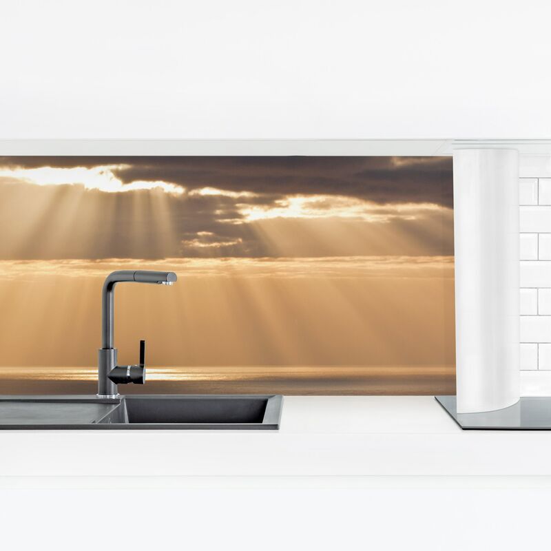 

Revestimiento pared cocina - Sunbeams Above Sea Dimensión LxA: 40cm x 140cm Material: Smart