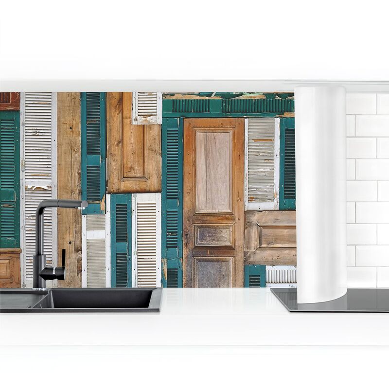 

Revestimiento pared cocina - The Doors Dimensión LxA: 80cm x 200cm Material: Smart