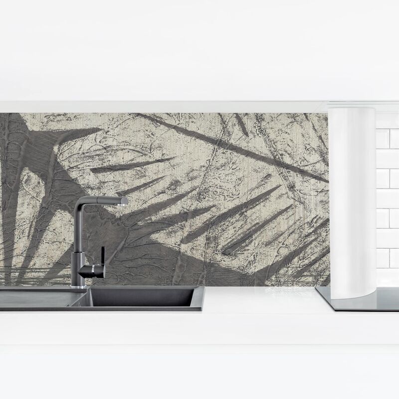 

Revestimiento pared cocina - Tribal Palms I Dimensión LxA: 70cm x 245cm Material: Premium