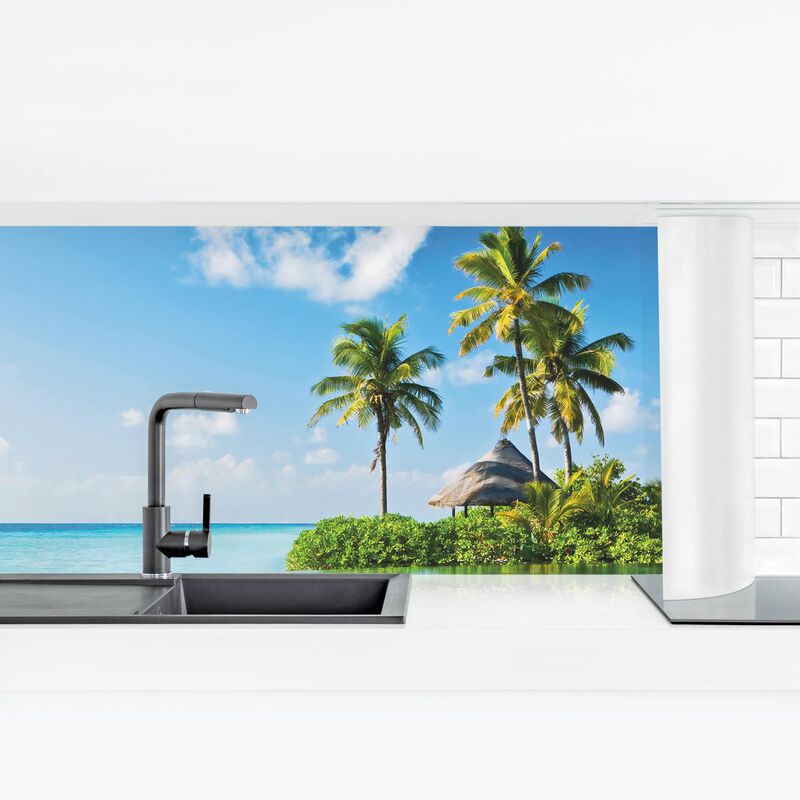 

Revestimiento pared cocina - Tropical Paradise Dimensión LxA: 50cm x 175cm Material: Smart