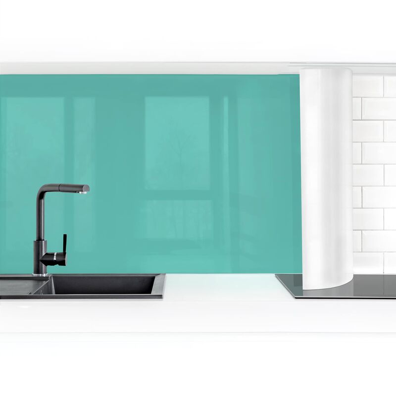 

Bilderwelten - Revestimiento pared cocina - Turquoise Dimensión LxA: 50cm x 50cm Material: Premium