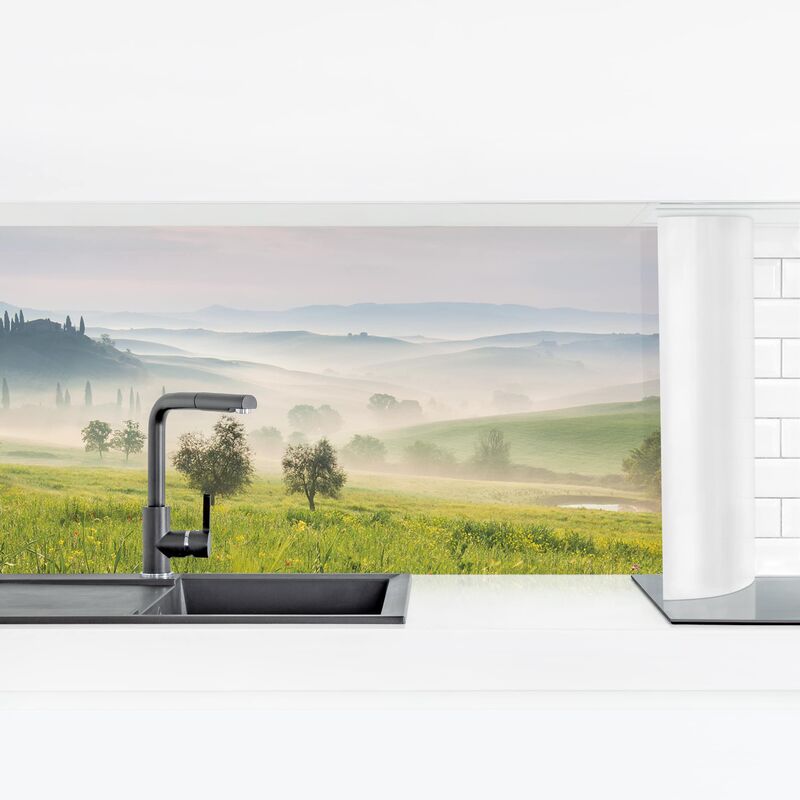 

Revestimiento pared cocina - Tuscany Spring Dimensión LxA: 50cm x 175cm Material: Magnético
