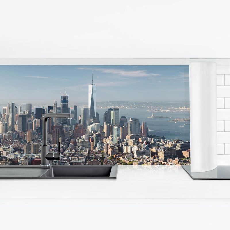 Revestimiento pared cocina - View From Empire State Building Dimensión LxA: 90cm x 315cm Material: Premium