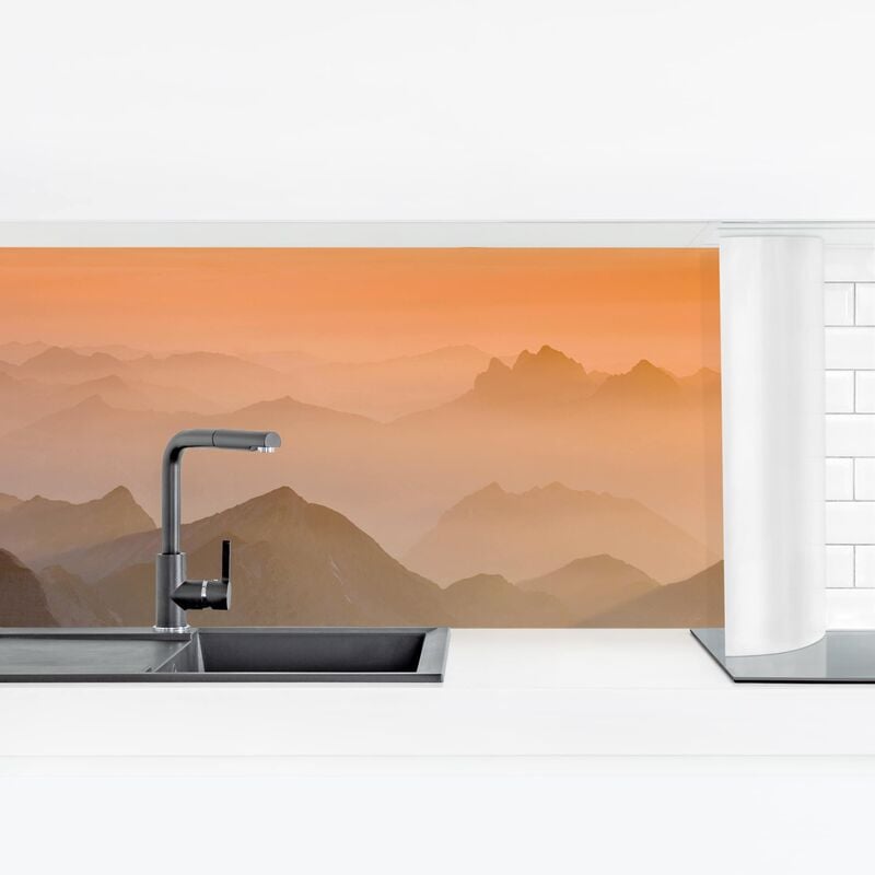 

Revestimiento pared cocina - View From The Zugspitze Dimensión LxA: 40cm x 140cm Material: Premium