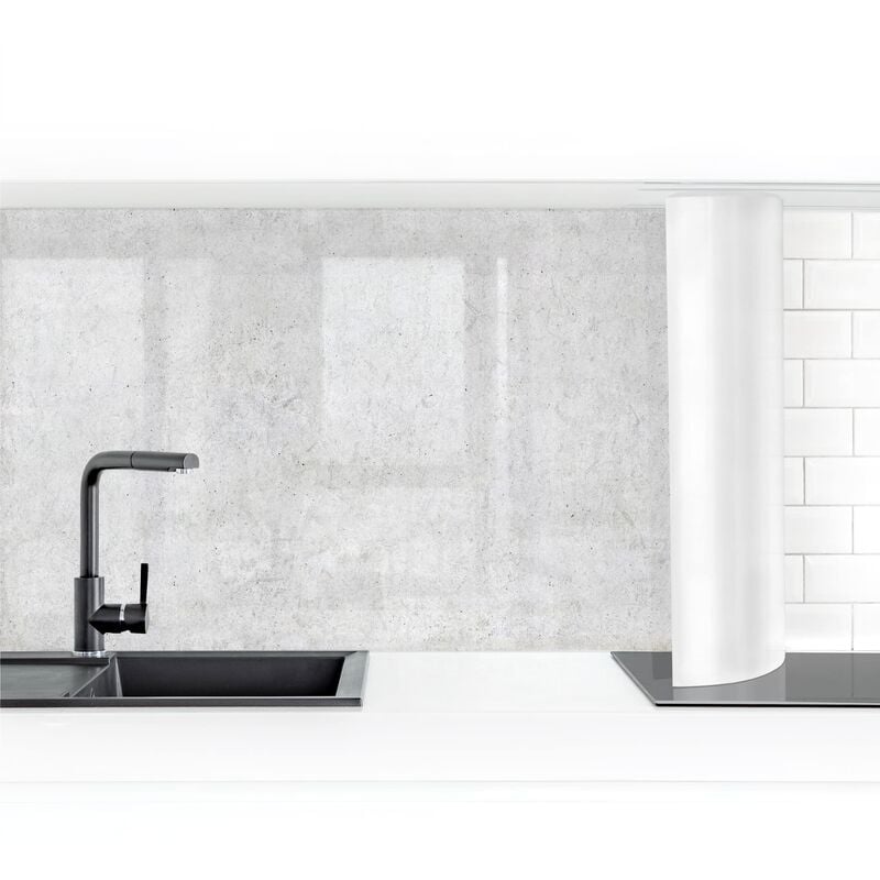 

Bilderwelten - Revestimiento pared cocina - Wallpaper Concrete Ciré Bright Dimensión LxA: 50cm x 250cm Material: Premium