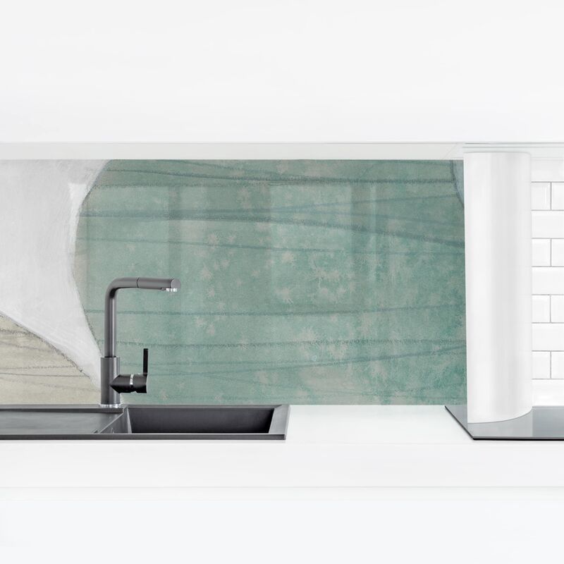 

Revestimiento pared cocina - Waterstone I Dimensión LxA: 50cm x 175cm Material: Smart