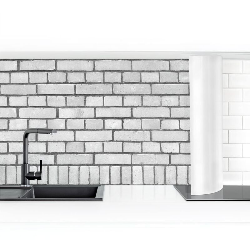 

Bilderwelten - Revestimiento pared cocina - White Brick Wallpaper London Dimensión LxA: 90cm x 350cm Material: Smart