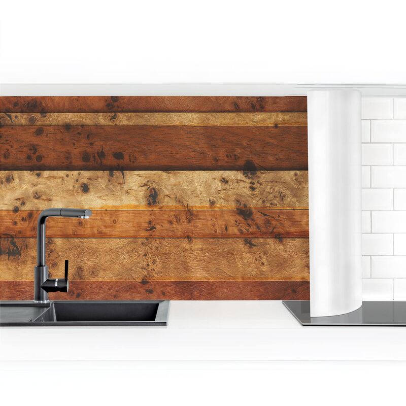 

Bilderwelten - Revestimiento pared cocina - Woody Birdseye Dimensión LxA: 100cm x 400cm Material: Premium