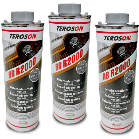 Revetement anti-gravillons gris - lot de 3 teroson rb r2000