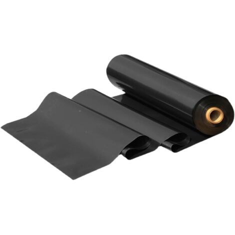 Revêtement de bassin flexible et robuste pour piscines koï à poissons Membrane renforcée Grand 5 x 6 m d'eau extérieur fontaines jardin ruisseaux Doublure noire - 5x6M