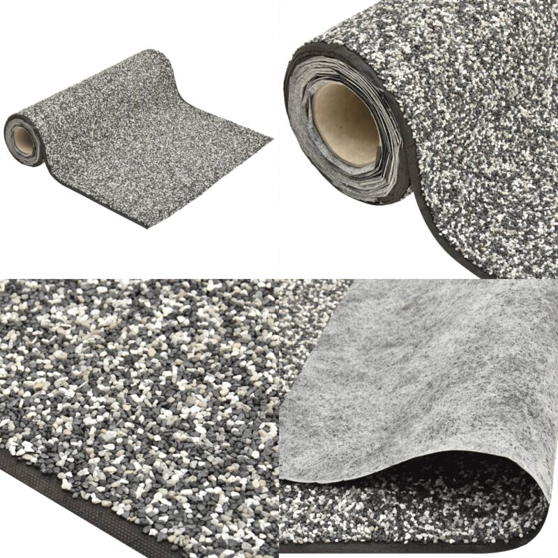 Revêtement de pierre gris 700x60 cm - Revêtement De Pierre - Décoration De Jardin - Bassin Artificiel - Liner Pour Étang - Aménagement D'étang - Home