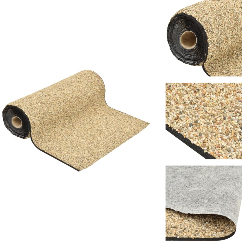 Revêtement de pierre sable naturel 200x60 cm - Revêtement De Pierre - Décoration De Jardin - Étang Artificiel - Liner D'étang - Rocaille