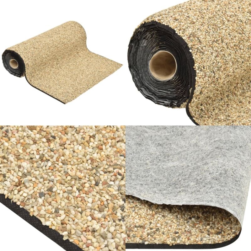 Revêtement de pierre sable naturel 900x60 cm - Revêtement De Pierre - Décoration De Jardin - Étang Artificiel - Bassin Extérieur - Rocaille - Home &