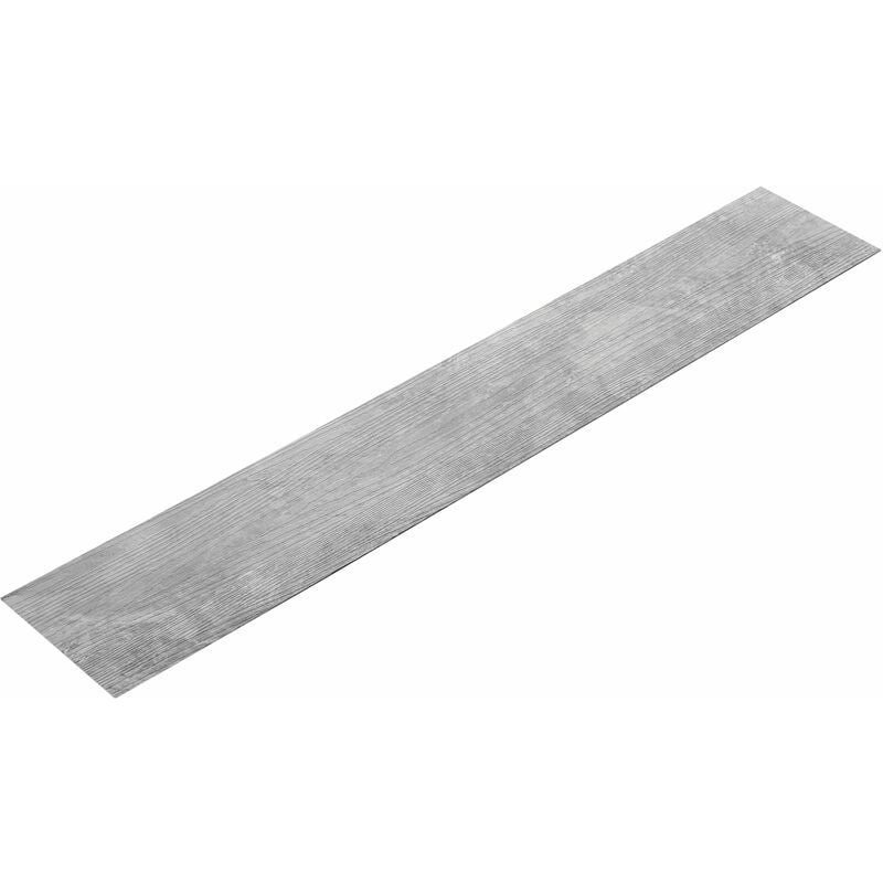 Helloshop26 - Revêtement de sol adhésif valona pvc vinyle 7 pièces 0,975 m² gris chêne gris ardoise