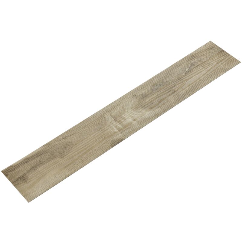 Revêtement de sol adhésif valona pvc vinyle 7 pièces 0,975 m² natural siberian chêne sibérien