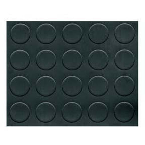 Revêtement de sol PVC Bolle H.100 Noir Mt.25