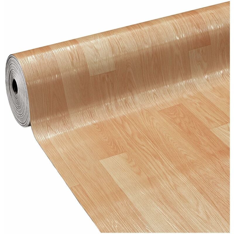 Revêtement De Sol Pvc Rouleau Vinyle Durable Flexible 31 Mesures Bois Naturel Des F - 100x150 cm
