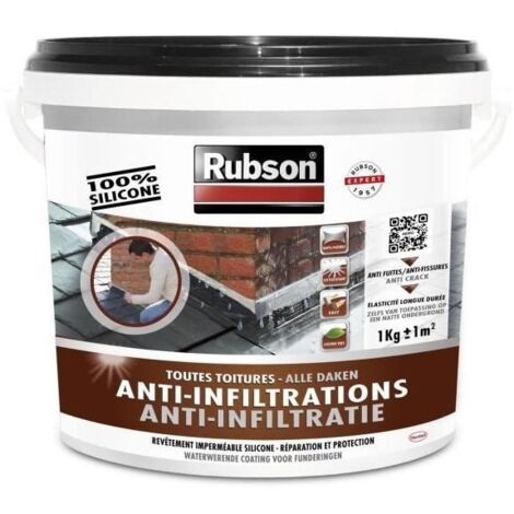 Revêtement d'étanchéité anti-fuites toutes toitures 1kg