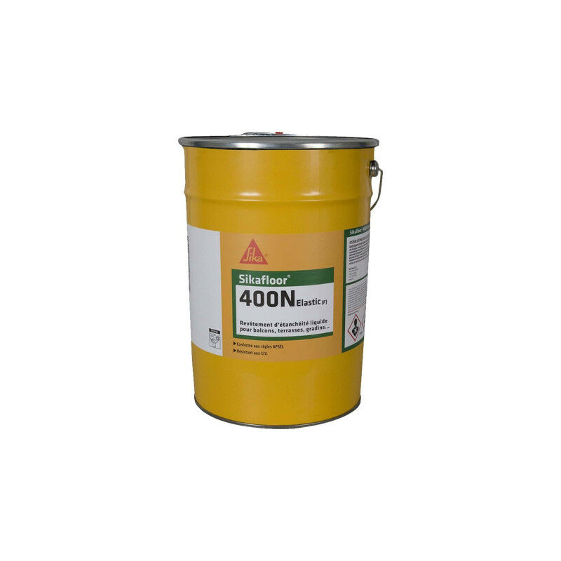 Sika - Revêtement d'étanchéité floor 400 n Elastic - Gris - 17kg