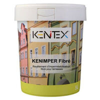 Revêtement d'imperméabilisation KENITEX Kenimper fibré pour terrasses - Gris - 5L