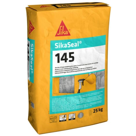 Revêtement d'imperméabilisation SIKA SikaSeal-145 - 25 kg - Gris ciment