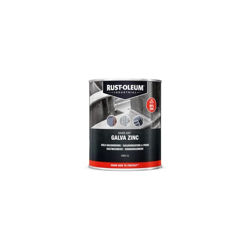Finish - Revêtement galvanisant hard hat galva zinc - 1 Kg - rust-oleum