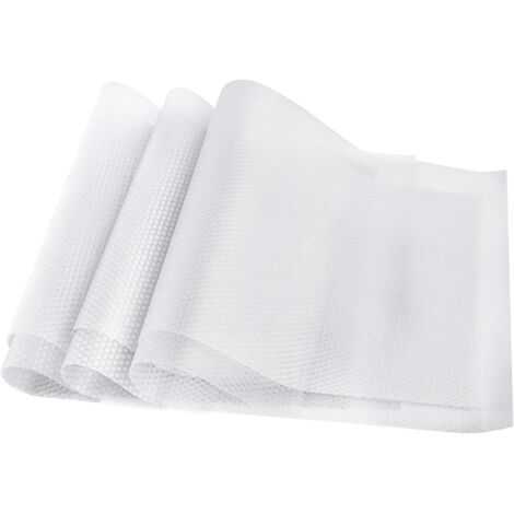 Revêtement intérieur de réfrigérateur étanche et antibactérien 6 PCS (blanc)