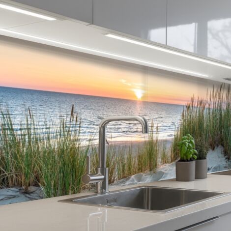 REVETEMENT MURAL DE CUISINE, CRÉDENCE DE CUISINE Soleil - Nature - Plage 300x60